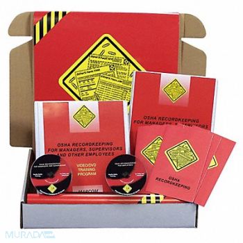 MARCOM SafetyTrainingKit DVD OSHARecordkeeping, 6GWN4