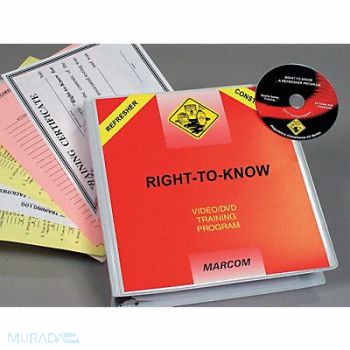 MARCOM DVDSafetyProgram Chemical/HAZMAT Trng, 6GWX5