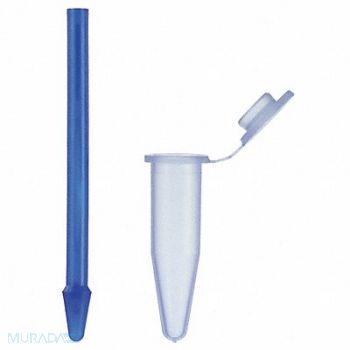 KIMBLE Pellet Pestle w/Microtube 0.5mL PK100, 6HAY2