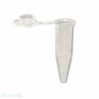 KIMBLE Microtube PP Natural 1.5 mL PK500, 6HAZ3
