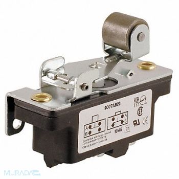 SQUARE D Industrial Swch 15A 1 NO 1 NC Rollr Levr, 6HHD4