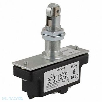 SQUARE D Indstrl Swch 15A NO NC Pnl Mt Rolr Plngr, 6HHD6