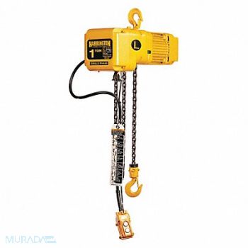 HARRINGTON Electric Chain Hoist 2000 lb 20 ft., 6HJU0