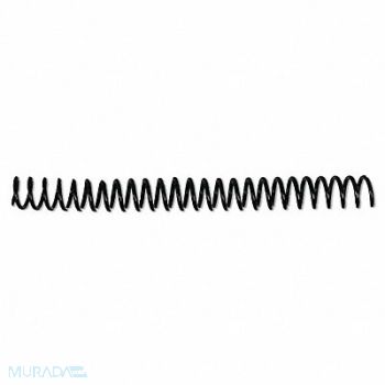 SIRCLE Binding Spines Coil 14mm Black PK100, 6HJW8