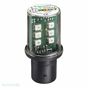 SCHNEIDER ELECTRIC Steady LED Lamp White 120VAC, 6HK01