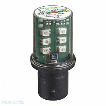 SCHNEIDER ELECTRIC Steady LED Lamp Green 120VAC, 6HK02