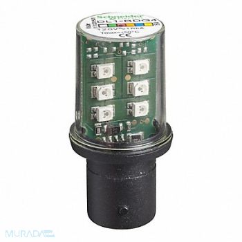 SCHNEIDER ELECTRIC Steady LED Lamp Red 120VAC, 6HK03