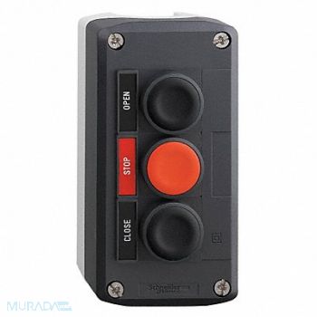 SCHNEIDER ELECTRIC Push Buttn Cntrl Station Open/Stop/Close, 6HK31