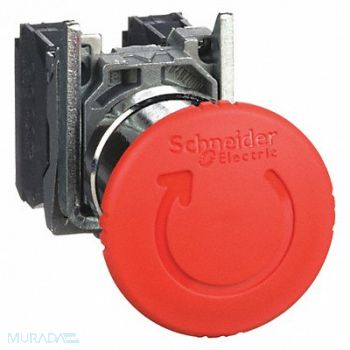 SCHNEIDER ELECTRIC Emergency Stop Push Button Red, 6HK79