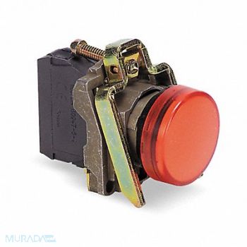 SCHNEIDER ELECTRIC Pilot Light Complete Red 22mm, 6HK89