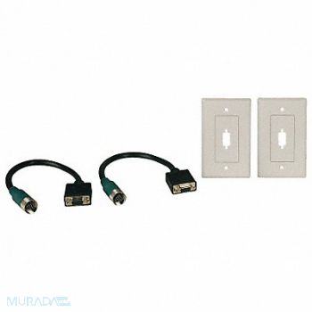 TRIPP LITE SVGA Connector Kit SVGA Wall Plate, 6HKN4