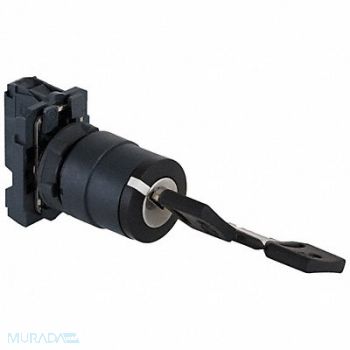 SCHNEIDER ELECTRIC Non-Illum Selector Swtch 22mm 2 Pos Keyd, 6HL48