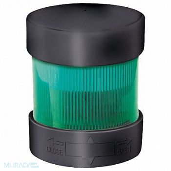 SCHNEIDER ELECTRIC Tower Light Flashing 24to48VDC 70mm Grn, 6HM37