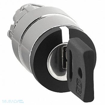 SCHNEIDER ELECTRIC Non-Illum Selector Swtch 22mm 3 Pos Keyd, 6HN55