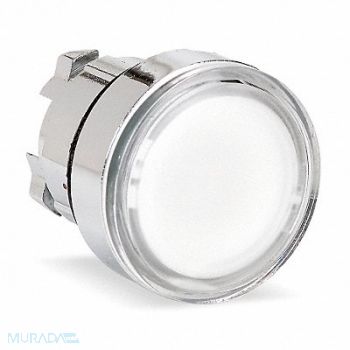 SCHNEIDER ELECTRIC Illum Push Button Operator 22mm White, 6HN59