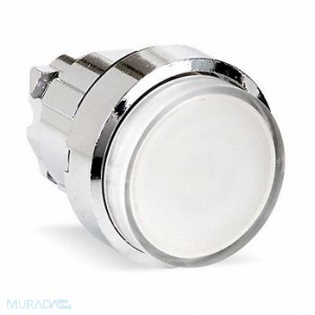 SCHNEIDER ELECTRIC Illum Push Button Operator 22mm White, 6HN70