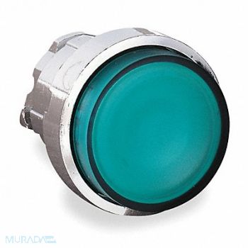 SCHNEIDER ELECTRIC Illum Push Button Operator 22mm Green, 6HN73