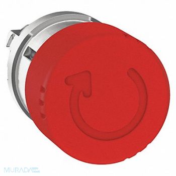 SCHNEIDER ELECTRIC Non-Illum Push Button Operator 22mm Red, 6HP66