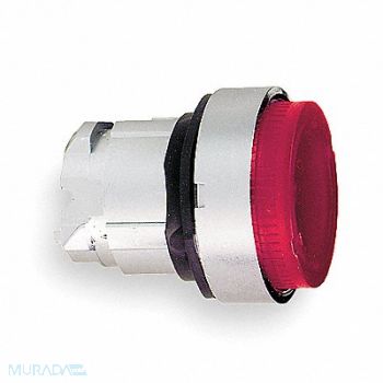 SCHNEIDER ELECTRIC Illum Push Button Operator 22mm Red, 6HR48