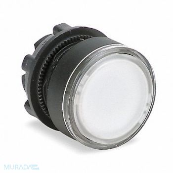 SCHNEIDER ELECTRIC Illum Push Button Operator 22mm White, 6HT96