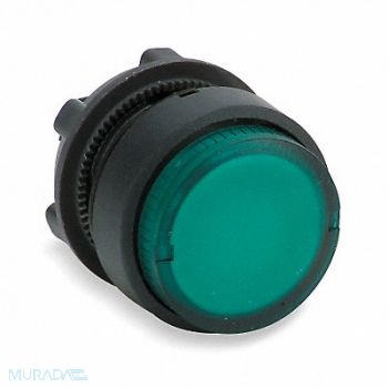 SCHNEIDER ELECTRIC Illum Push Button Operator 22mm Green, 6HW87