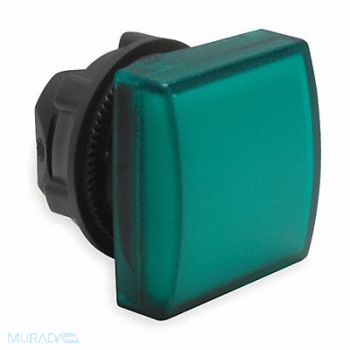 SCHNEIDER ELECTRIC Pilot Light Head Green LED, 6HX63