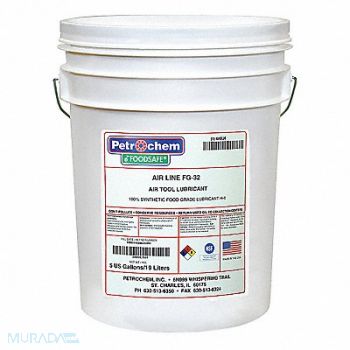 PETROCHEM Air Tool Lubricant Synthetic Base 5 gal., 6HXJ6