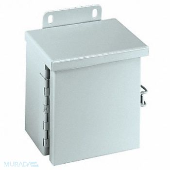 WIEGMANN Enclosr Metallc 12In.H x 12In.W x 6In.D, 6HYA6