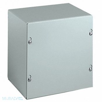 WIEGMANN Enclosure Mtlc 16In.Hx 16In.Wx4In.D, 6HYF8