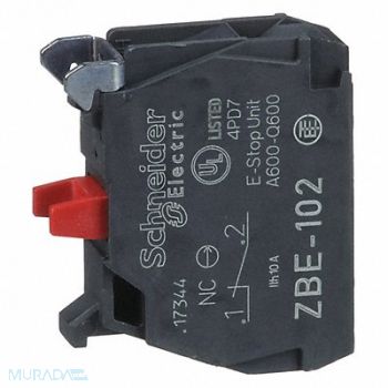 SCHNEIDER ELECTRIC Contact Block 1NC Slow Break 22mm, 6HZ09