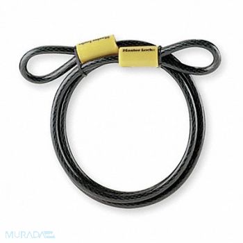 MASTER LOCK Security Cable 72 in Steel Black, 6JD72