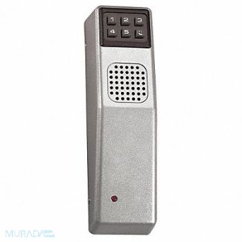 ALARM LOCK Exit Door Alarm 95dB Metallic Silver, 6JD82