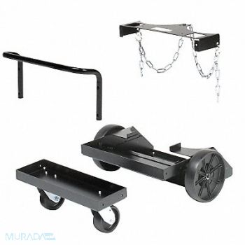 LINCOLN ELECTRIC Welder Undercarriage Steel 4 Wheels, 6JDR9