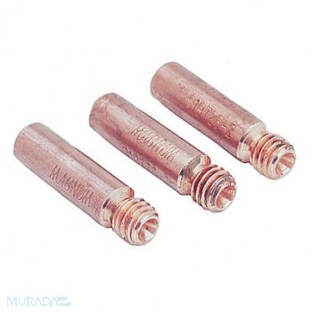 LINCOLN ELECTRIC LINCOLN MIG Weld Tapered Cont Tip PK10, 6JDW6