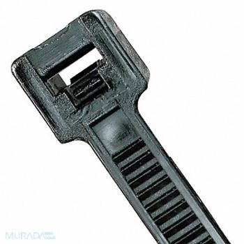 POWER FIRST Cable Tie 5.9 in Black PK100, 36J138