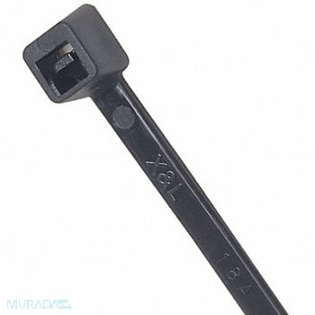 POWER FIRST Cable Tie 11.8 in Black PK100, 36J164