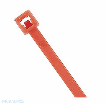 POWER FIRST Cable Tie 7.9 in Orange PK100, 36J222
