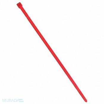POWER FIRST Cable Tie 7.9 in Red PK100, 36J216