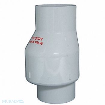 ZOELLER Swing Check Valve PVC 3 Solvent Weld, 6JGV7