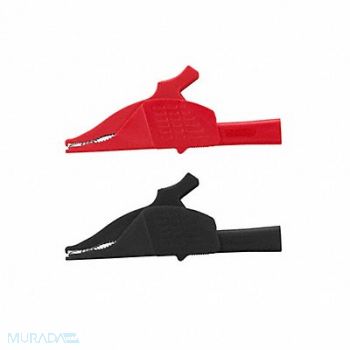 MILWAUKEE Alligator Clips 2-1/2 L 10A PR, 6JHZ2