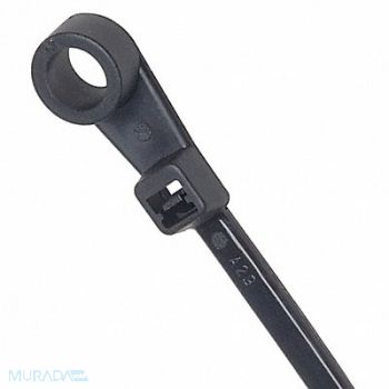 POWER FIRST Cable Tie Mountable 6.7 in Blck PK100, 36J189
