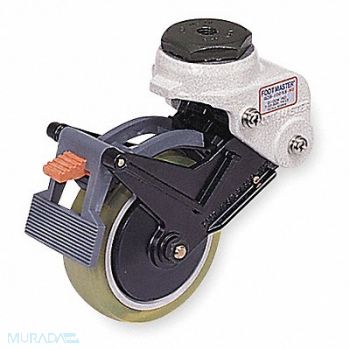 GRAINGER APPROVED Shock-Absorbing Bolt-Hole Caster 4, 6JY67