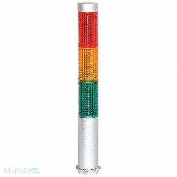 GRAINGER APPROVED Tower Light Steady 8-13/64 In Am Gr Rd, 6JZF7