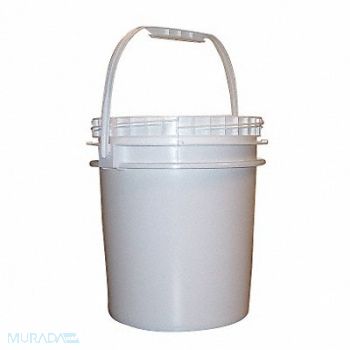 GRAINGER APPROVED Pail Polyethylene White Open Head, 6KDZ0