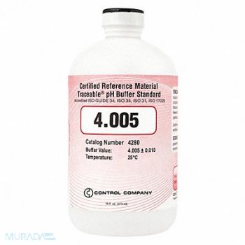 TRACEABLE pH Standard Cert. Ref Material CRM 4.005, 6KEC5