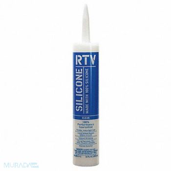 WHITE LIGHTNING Silicone Sealant Clear, 6KHF5