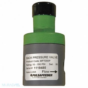 PULSAFEEDER Valve Back Pressure GPM 15 PVDF, 6KYG2