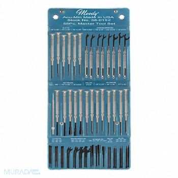 MOODY TOOL Precision Screwdriver Set NmPcs55, 6LER6