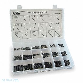 GRAINGER APPROVED Assortment Spring Pin, 6LF71