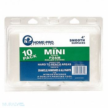 PREMIER Mini Roller Cover 4 L No Nap Foam PK10, 6LFG9